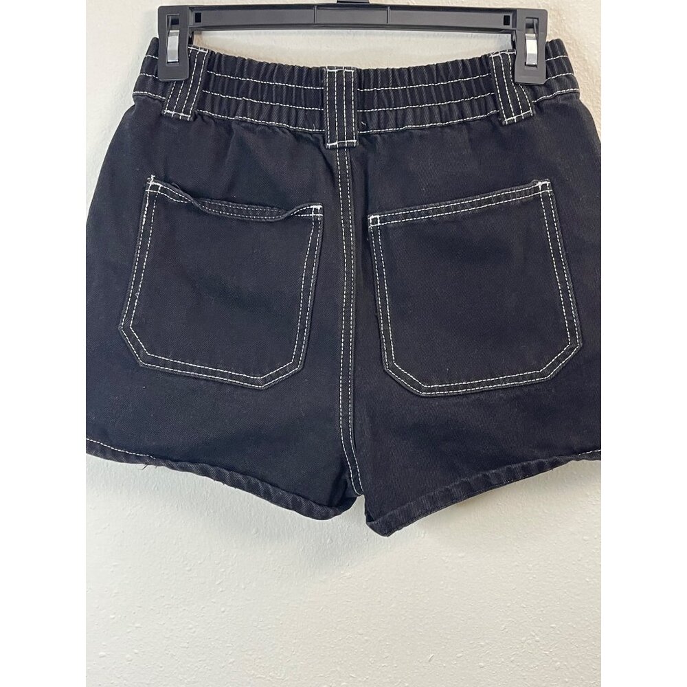 Simple Society Women's High Waist Stretch Denim Short, Size 5/27 - Picture 4 of 10